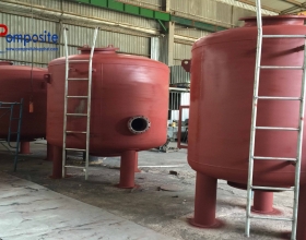 BỒN SẮT ÁP LỰC PHỦ FRP