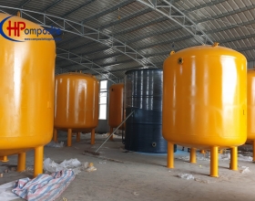 BỒN SẮT ÁP LỰC PHỦ VÀNG