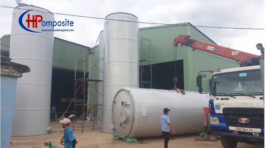 BỒN FRP CHUA HÓA CHẤT HCL