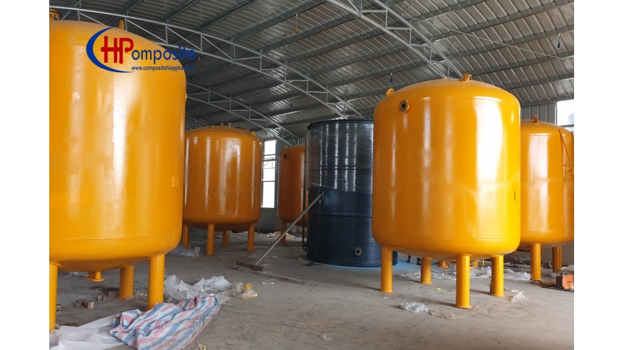 BỒN SẮT ÁP LỰC PHỦ VÀNG