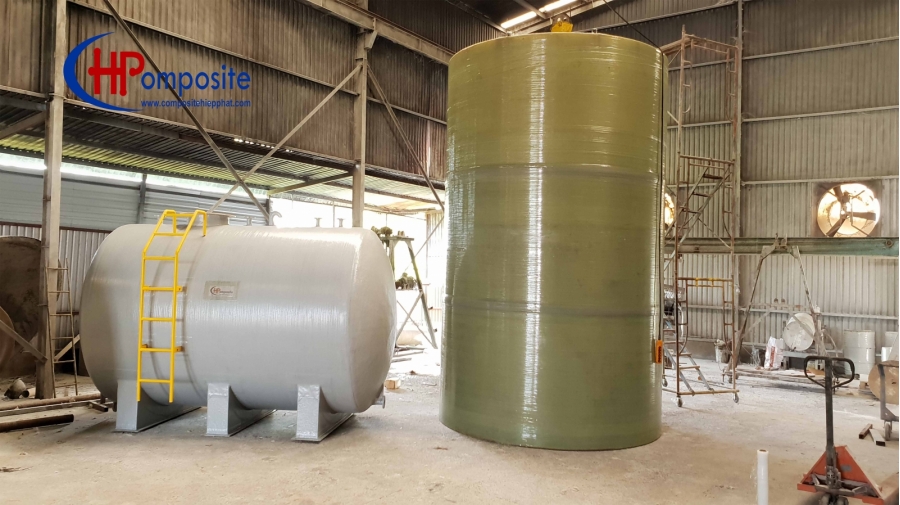 BỒN FRP CHUA HÓA CHẤT HCL