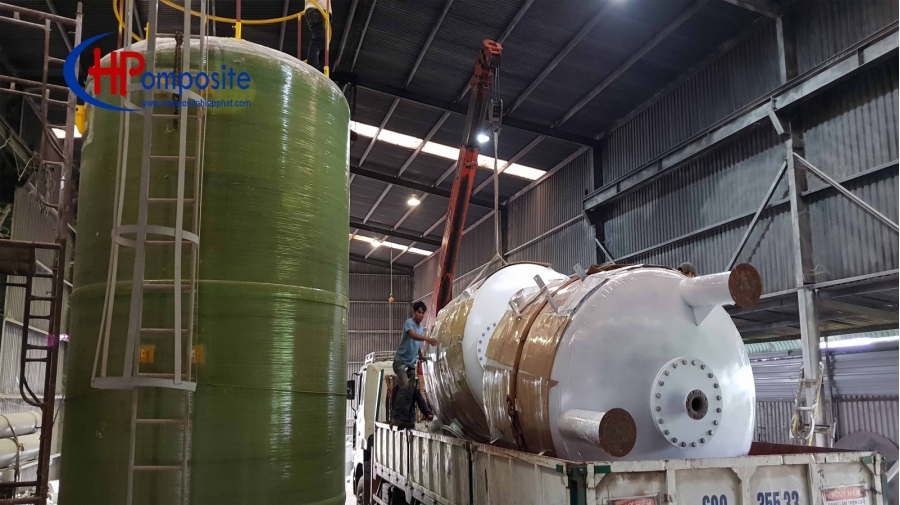 BỒN FRP CHUA HÓA CHẤT HCL
