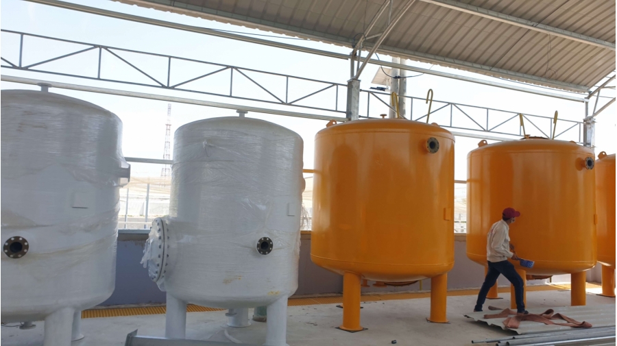 BỒN SẮT ÁP LỰC PHỦ VÀNG