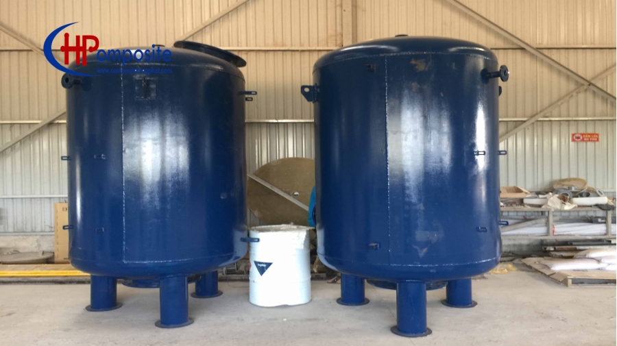 BỒN SẮT ÁP LỰC PHỦ FRP