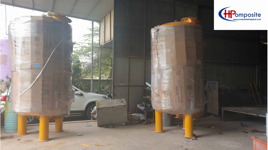  BỒN SẮT THÉP DÙNG CHO XỬ LÝ NƯƠC THẢI