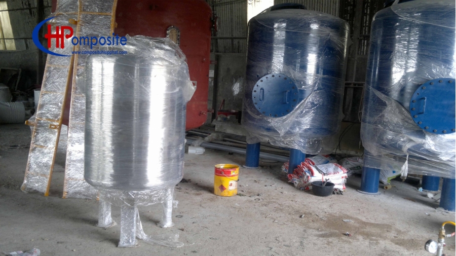 BỒN SẮT ÁP LỰC PHỦ FRP