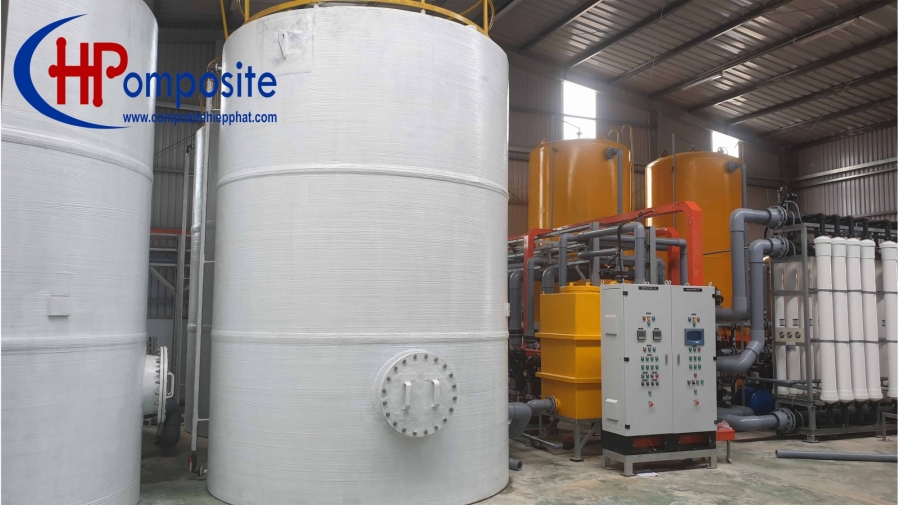 BỒN FRP CHUA HÓA CHẤT HCL
