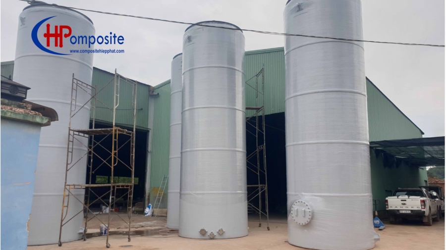 BỒN FRP CHUA HÓA CHẤT HCL
