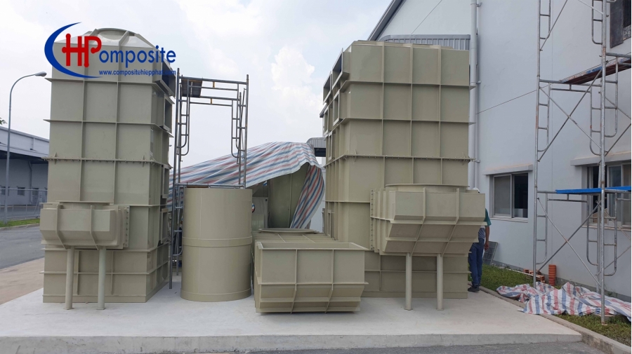 THÁP XỬ LÝ KHÍ PP/PVC
