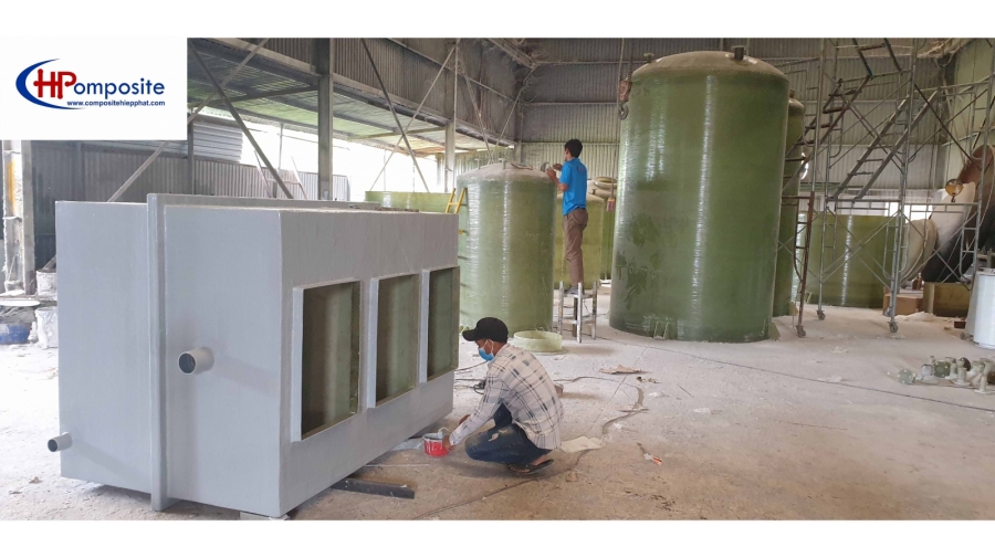BỒN NHỰA COMPOSITE XỬ LÝ NƯỚC THẢI